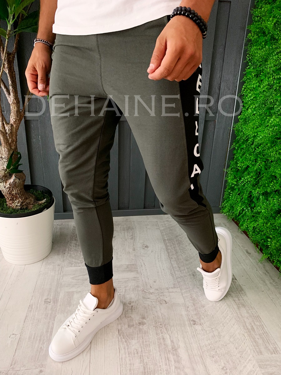 Pantaloni de trening conici A6022 J4-3